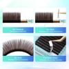 NAGARAKU Dark Brown Eyelash Extension Thickness 0.15 mm C Curvature