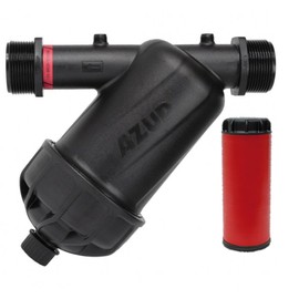 PLANTAWA Ring Filter 1" For 32mm Pipes | Includes Drain Plug. Filtration Capacity 120 Mesh. Modular Azud Filter 100. Drip Irrigation. Universal Connection