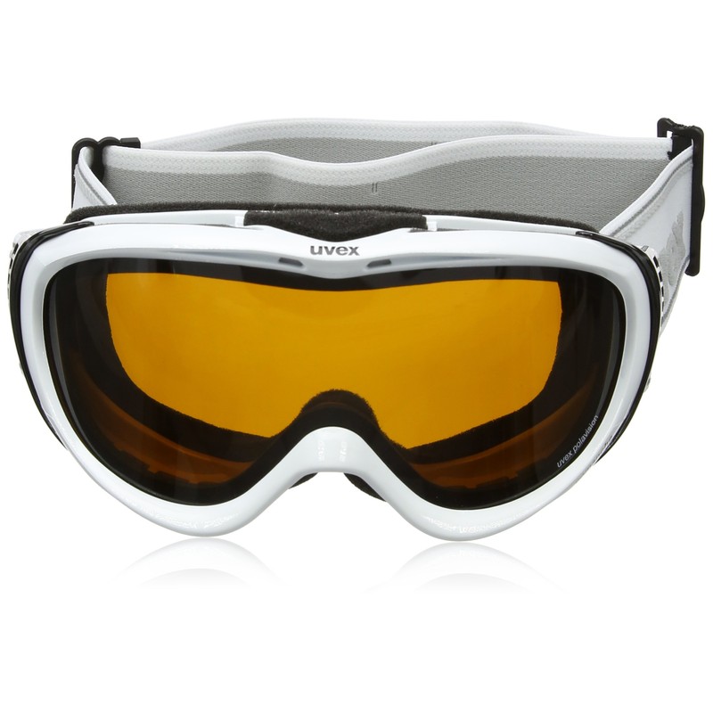 Uvex Comanche Polavision Ski Google - White, Size 2