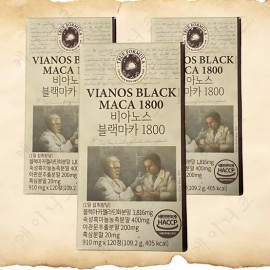 True Formula Vianos Black Maca 1800 3 boxes (3 months supply) Black Garlic Night Gate Male Vitality / 트루포뮬러 비아노스 블랙마카 1800 3박스(3개월분) 흑마늘 야관문 남성 활력