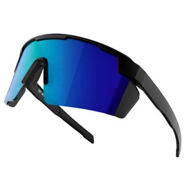 WISTON XL Z87 Sunglasses for Big Wide Heads Men Women,TR90 Ultralight UV400 Protection Sun Glasses Z8224 Blue