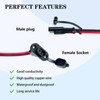 4-Pack SAE Quick Connect Harness,1FT 12AWG Waterproof SAE Extension Cord