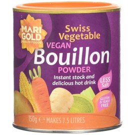 Marigold Swiss Vegetable Vegan Bouillon Powder Reduced Salt 150 g