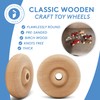Woodpeckers- Classic Wooden Craft Toy Wheels 2" X 1/4" Axle