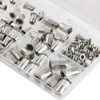 VGBUY 100Pcs Metric Rivet Nut Kit, Rivet Nuts Assortment M4