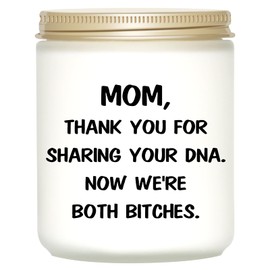 Mothers Day Gifts for Mom Grandma Mama Gifts for Moms Who Have Everything, Funny Gag Mother's Day Gift Ideas from Daughter Son Kids, Unique Cool Birthday Gift for Mom, Lavender Candle