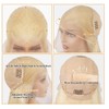 Blonde Wigs Human Hair 613 13x6 Lace Front HD Transparent