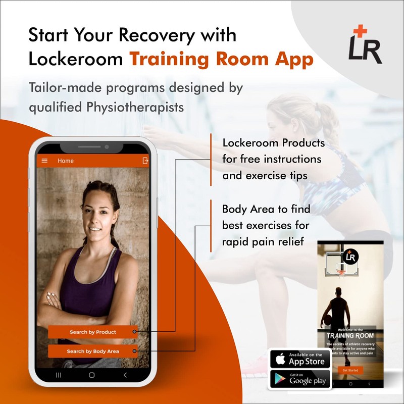 LOCKEROOM Pocket Physio Muscle Trigger Triangle, Pressure Point Release, Relieve