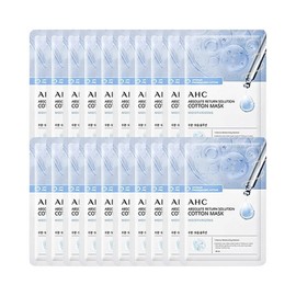 AHC Pure Cotton Mask Pack Moisturizing 20 Sheets / AHC 순면 마스크팩 모이스처 라이징 20매