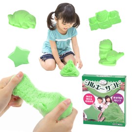 Kitwell Silky Sand Clay Toddler Sand Play Children Sand Indoor Children Sand Clay Sandbox Toy (Green)