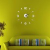 WGFOIP Stylish 3D Frameless DIY Wall Clocks with Acrylic Mirror