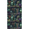 Aurellart Gothic Library Diamond Painting Kit, Dark Fantasy Bookshelf with