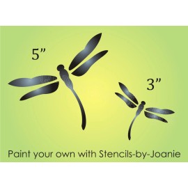 Stencils by Joanie Joanie Stencil 6"x9" Dragonfly Wings Summer Garden Butterfly Nature DIY Signs