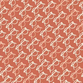 Art Gallery Bookish, Readers Chapter Glasses Art Gallery Cotton Quilt Fabric by the 1/2 yard