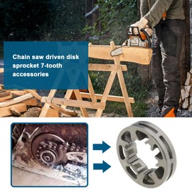 Be In Your Mind Pack of 2 Small Pinion Rim Replacement Compatible with Stihl 021 023 024 025 026 028 029 034 036 039 MS210 MS230 Sprocket Drive Rim