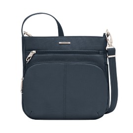 Travelon Classic N/S Crossbody Cross - Bolsa antirrobo, Midnight, Una Talla