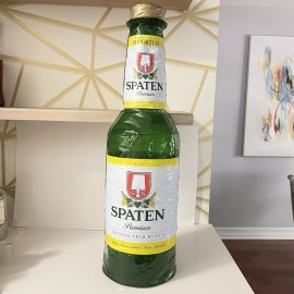 Spaten Franziskaner NEW SPATEN FRANZISKANER Inflatable 29" Tall Large 2 Sided Beer Bottle Bar