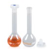 PEKYBIO 50ML Volumetric Flask Set|ASTM Class A 3.3 Borosilicate Glass|Polypropylene