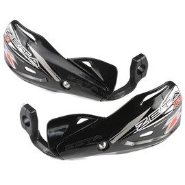 ZETA Racing Impact X3 Hand Guard, Black, Universal, Handlebar Clamp Type, Clamp Width: 0.6 inches (14 mm), Mud, Flying Stone, Protection, Motocross MX Race, Angle Adjustment, Dirt Freak F5438 (Old