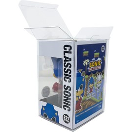 EcoTEK Protectors, 100-Pack Protective Cases Fits 4" Display Figures – Scratch-Resistant, Strong, Crystal Clear Acid-Safe Display Case for Action Figures, Toys, and Collectibles