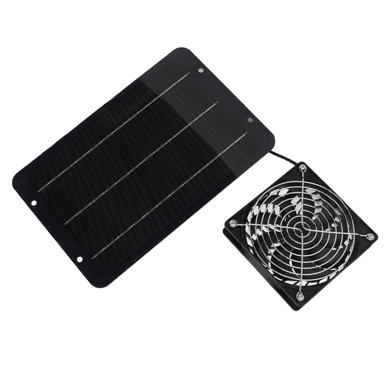 7W 12V Solar Panel Fan Kit Monocrystalline Silicon Saving Energy