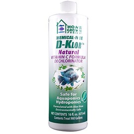 HOME GROWN PONICS Instant D-Klor # 96028 Natural Dechlorinator, 16-oz