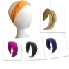 Wardani 2" wide Cotton silk fabric hard Headband with Knot