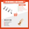 102267 105163 Plastic Sleeve and Screw Compatible with IKEA Furniture