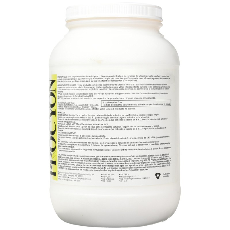 1 Each- 5.5 lb. Jar - Soap Free PROCYON PLUS