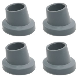 WHYHKJ 4pcs 1-1/8" I.D Slope Rubber Tips Non Slip Shower Bench and Tub Transfer Benches Suction Cup Feet, Replacement Feet Pad Floor Protector for Shower Chair Bath Seat