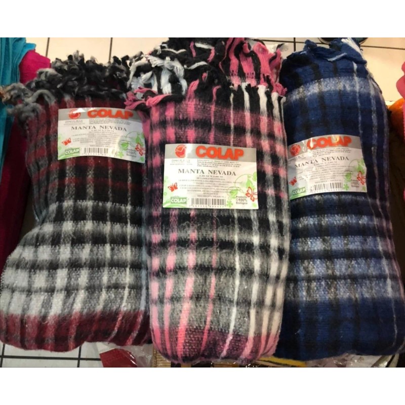 Colap Cobija C/barba Tilma Nevada 1.40mx2m Colap Ecológica Gruesa