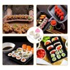 4Pcs Onigiri Mould Set,Portable Onigiri Mold Bring Rice Spoon Wrapper