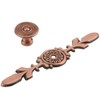 TOVOT 10PCS Copper Drawer Pulls Set 4.7" Vintage Cabinet Drawer