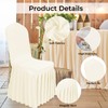 Babenest 2pcs Chair Cover with Long Skirt, Washable Universal Parson