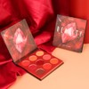 Docolor 9 Colours Red Eyeshadow Palette Shadow Palette Highly Pigmented