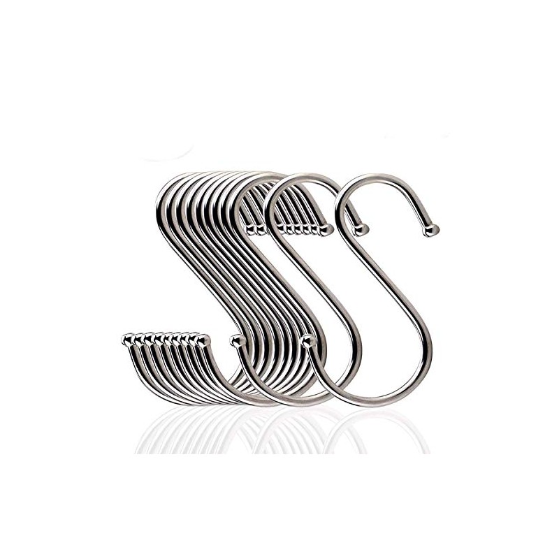 HAND ® S Hook 10-Pack Stainless 3 inch, 7.5cm, for