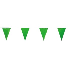 Fun Express Green Pennant Banner 100 feet - Haning Party Decor