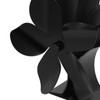 Stove Fan Heat Powered Low Noise Aluminium Alloy 5 Blade