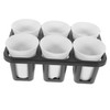 SUPVOX Garden Decor 6 in 1 Flower Pot Set Pot