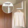 Uenhoy Foldable Over The Door Hanger Hooks for Clothes, Collapsible