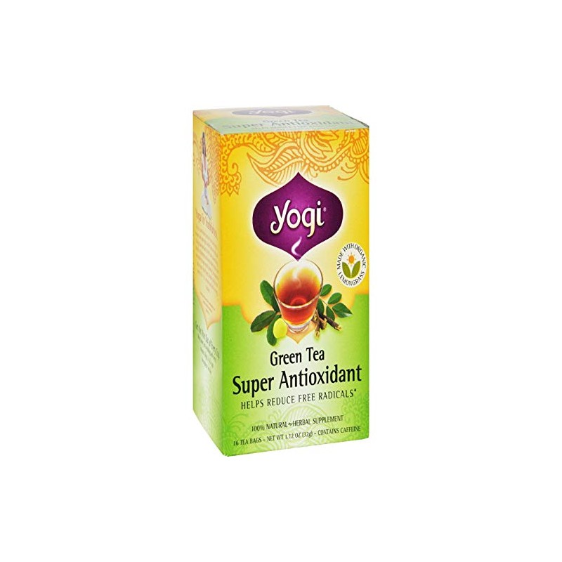 Yogi Herbal Green Tea, Super Antioxidant, 16 ct