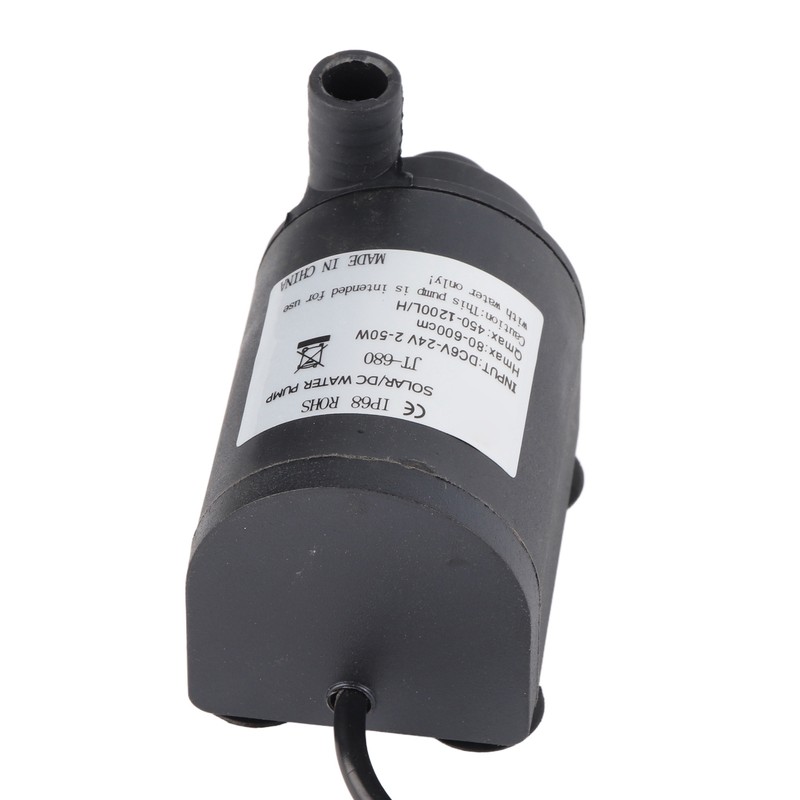 DC 24V 1000L/H Hot Water Circulation Pump Solar Brushless Motor