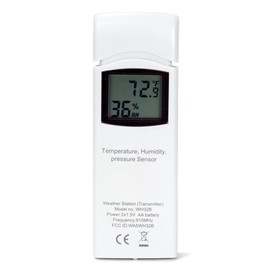 Ambient Weather WH32B Thermo-Hygrometer-Barometer Sensor Only for WS-0900-IP, WS-1002-WIFI, WS-1550-IP, WS-2000, WS-5000