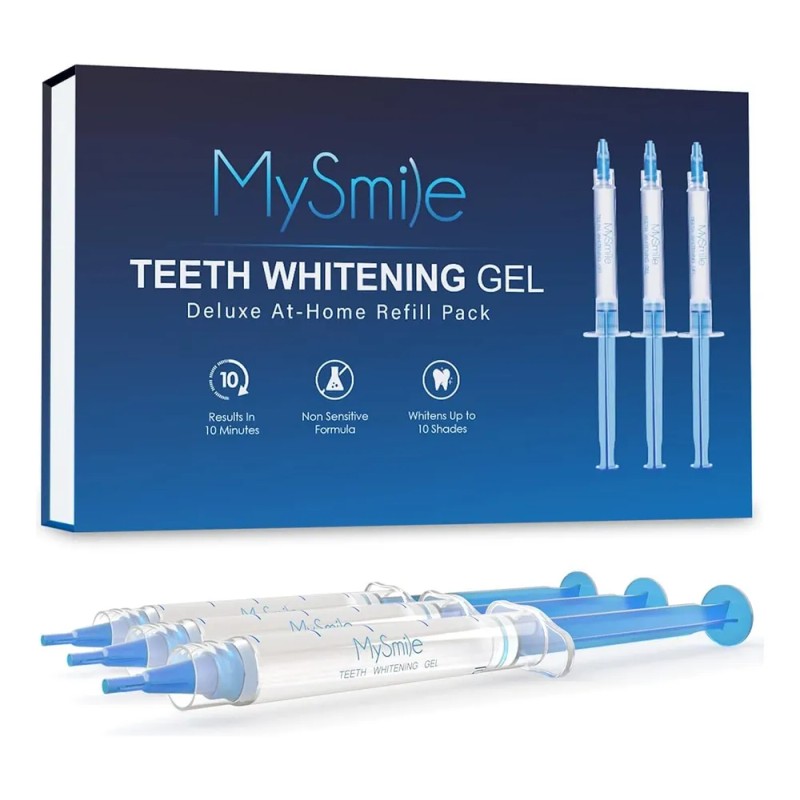 Mysmile. Repuesto Bolígrafo Gel Blanqueador De Dientes 3pack