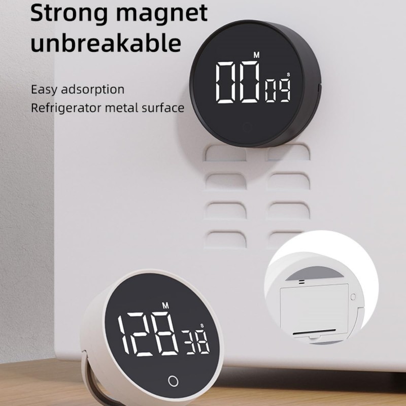 Digital Kitchen Timers, Visual timers Large LED Display Magnetic Countdown