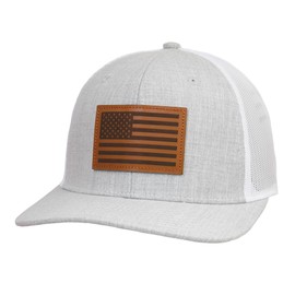 US Flag Snapback Cap American Flag Design Men Women Outdoor Sports, & Everyday Wear Comfort & Stylish Perfect for Gifting (US, Alpha, One Size, Light Grey & White)
