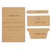 4Pcs Acrylic Template Card Holder DIY HandMade Leather Pattern Drawing