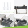 KEZZON Heavy Duty 4-Digit Combination Locking Bolt - Reinforced Zinc