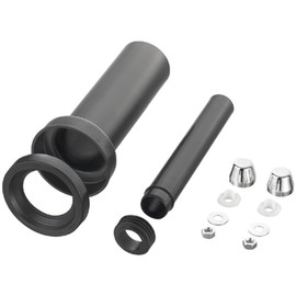 Haas Wall-mounted Toilet Connection Fittings DN 90300mm with Chrome-Plated Covers