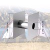 Camplux 2.36 in. Adjustable Wall Thimble Stainless Steel for Gas